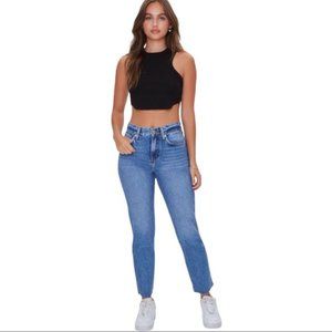 Forever 21 High Rise Jeans Straight Leg